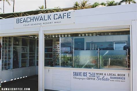 Beachwalk Cafe Coffee Amp More In Wailea Maui Hawaii Coffee