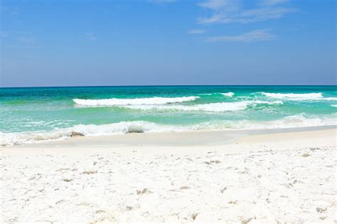 Beautiful Beach In Destin Florida Stock Photo Image Of Quartz White