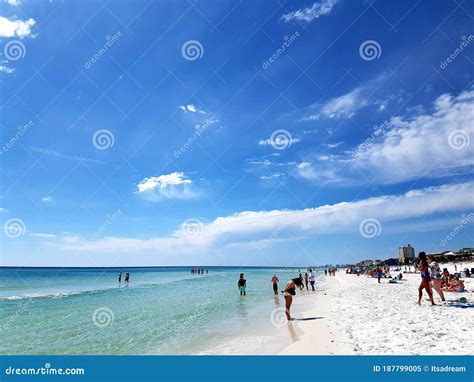 Beautiful Miramar Beach In Destin Florida Editorial Image Image Of