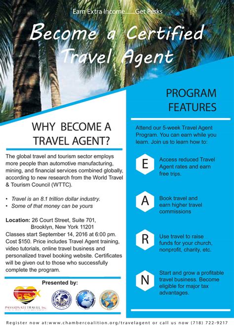 Become A Certified Travel Agent Tickets Wed Sep 14 2016 At 6 00 Pm