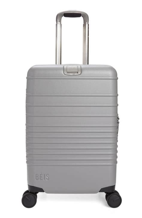 Beis 21 Inch Carry On Roller In Grey Editorialist