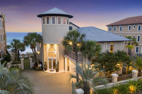 Bella Luna Oceanfront House With Personal Beach Access Five Star Properties Destin 30A