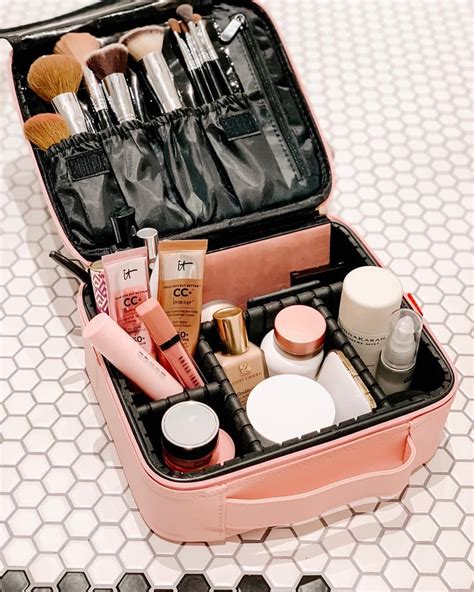 Best 20 Ever Spent Travel Makeup Bag Customize The Interior With