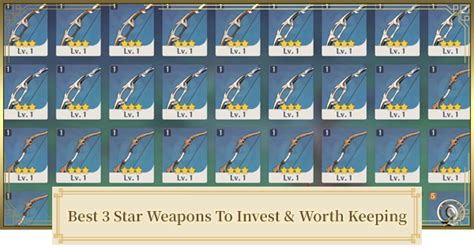 Top 3 Star Weapons