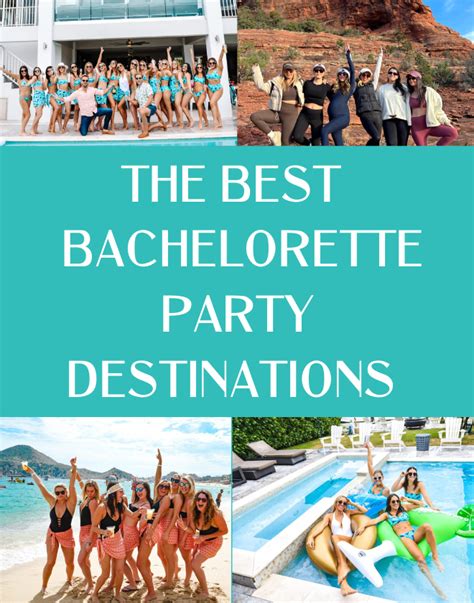 Best Bachelorette Party Destinations 2024 Harrie Chelsey