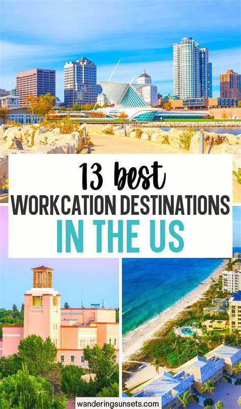 Best Cities For Us Workcation Usa Working Holiday Wandering Sunsets