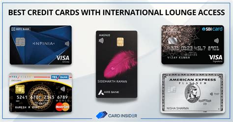 Best Credit Cards With Free International Lounge Access Card Insider