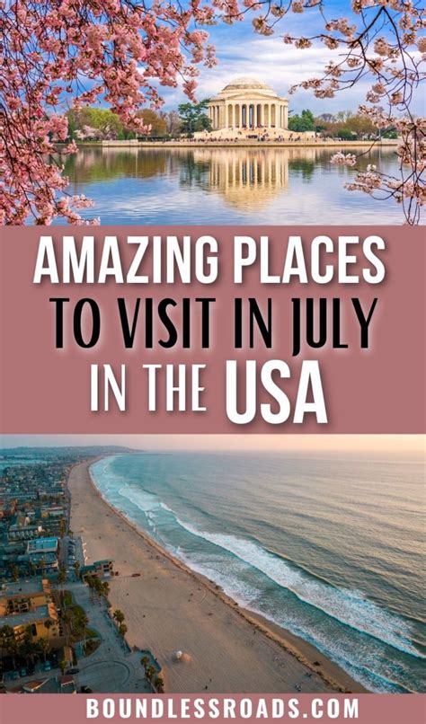 Best Destinations in July