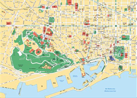 Best Of Barcelona 28 Top Sights Must See Tourist Attractions Map