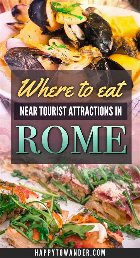 Best Places To Eat In Rome Near The Tourist Hotspots Foodie Travel Best Places To Eat Rome