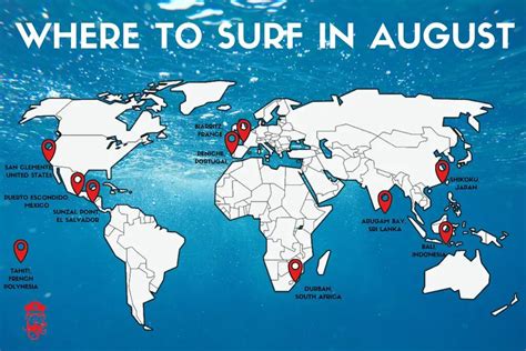 Best Places To Surf In August 10 Epic Surfing Vacation Spots