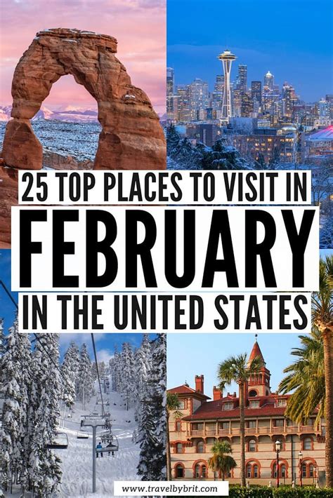 Best US Travel Spots in February