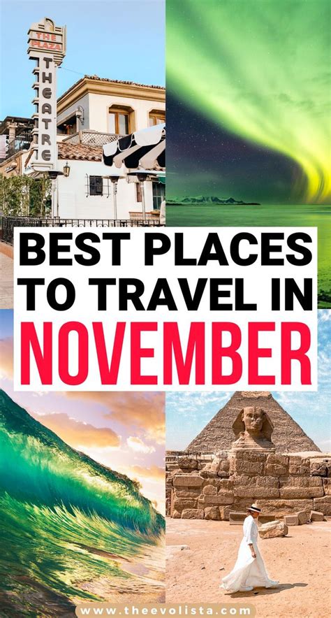 Best Places To Travel In November In The Usa Around The World