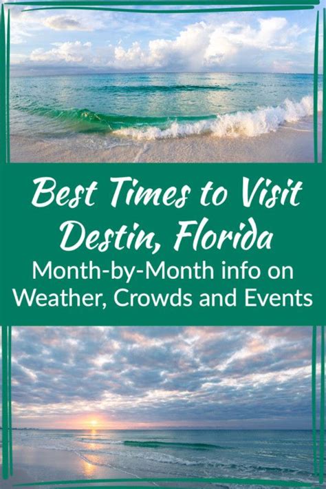 Best Times To Visit Destin Florida A Month By Month Guide The Good Life Destin