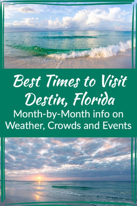 Best Times To Visit Destin Florida A Month By Month Guide The Good