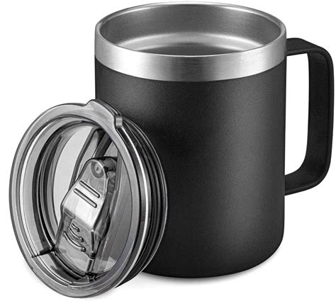 Best Travel Coffee Mug With Handle Stainless Steel Travel Mug With