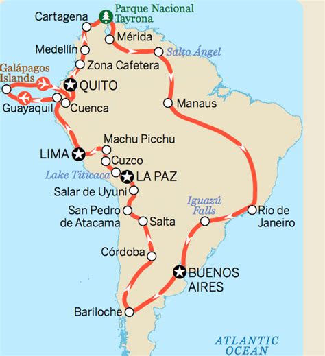 South America Travel Itineraries