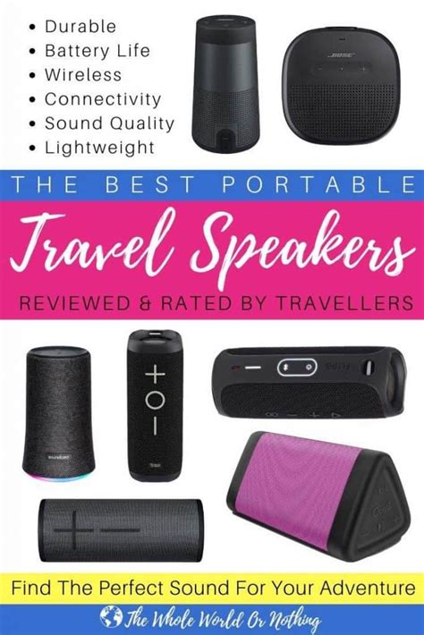 Best Travel Speakers 2024 Rated Amp Reviewed The Whole World Or Nothing