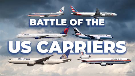 Big 3 Battle United Airlines Vs Delta Airlines Vs American Airlines