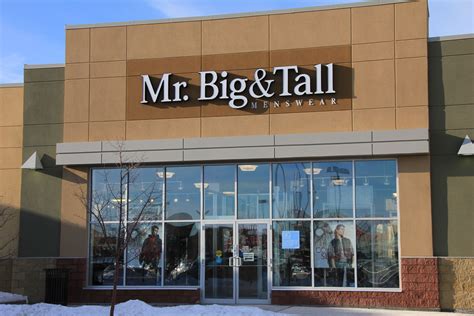 Big and Tall Store Shopping