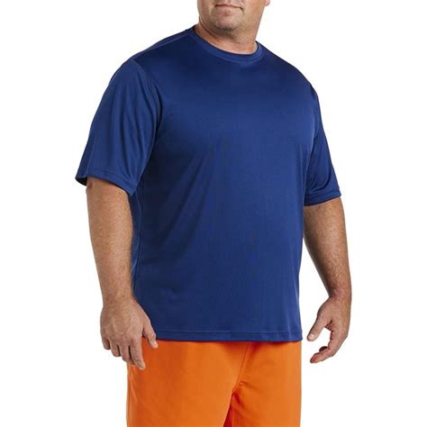 Big And Tall Essentials By Dxl Men S Quick Drying Swim T Shirt Navy