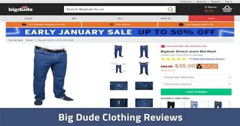 Big Dude Clothing Reviews