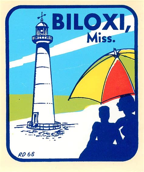 Biloxi Ms Vintage Road Trip Collection