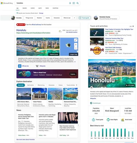 Bing Launches Travel Oriented Results Pages And A Trip Planning Hub