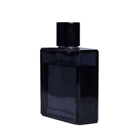 Black Matte Glass Scent Bottle Small Travel Size Perfume Etsy