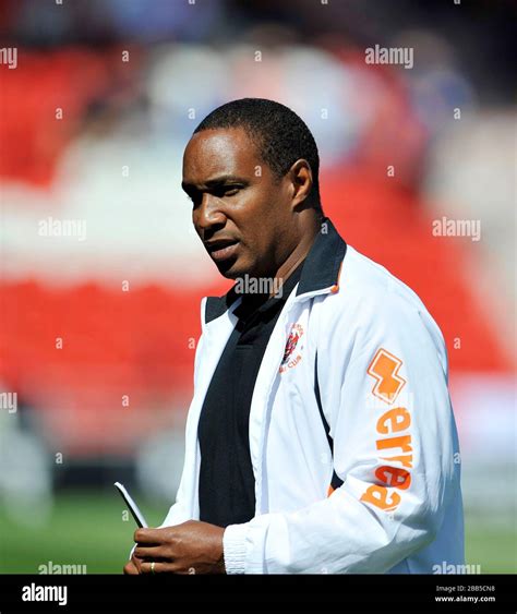 Blackpool Manager Paul Ince Stock Photo Alamy