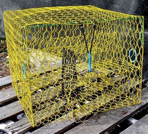 Blue Crab Trap Galvanized Or Vinyl Coated Wire Trap Lee Fisher Fishing Supply