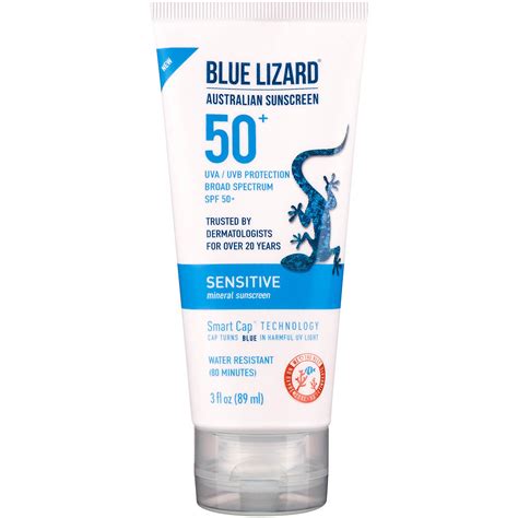 Blue Lizard Spf 50 Sensitive Mineral Sunscreen Academy