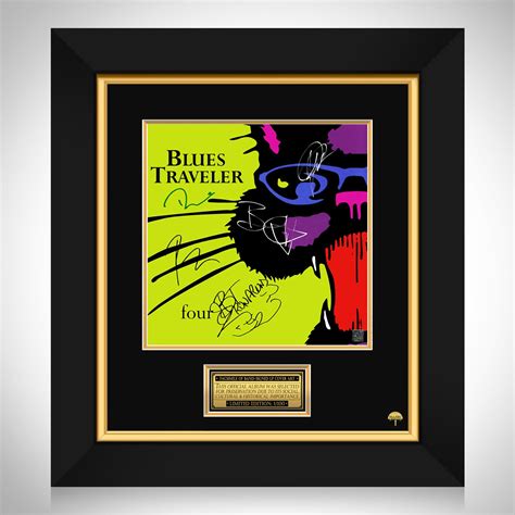 Blues Traveler Four Lp Cover Limited Signature Edition Custom Frame