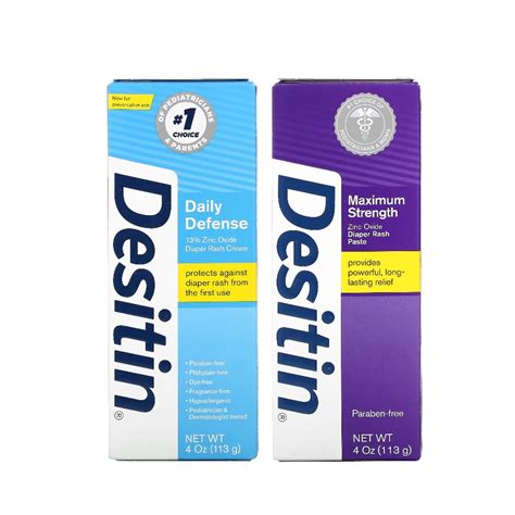 Bnib Desitin Diaper Rash Paste Maximum Strength 4 Oz 113 G Babies