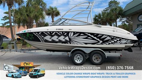 Boat Wraps Marine Wraps Destin Panama City Fl 10 4Wraps Vehicle Wraps Destin