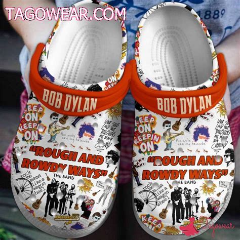 Bob Dylan Rough And Rowdy Ways Crocs Clogs Tagowear