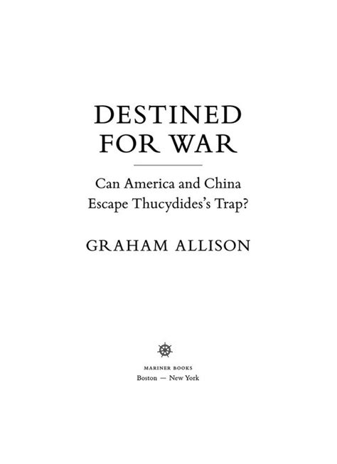 Bol Com Destined For War Ebook Graham Allison 9780544935334 Boeken