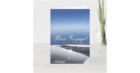 Bon Voyage Happy Safe Travels Card Zazzle