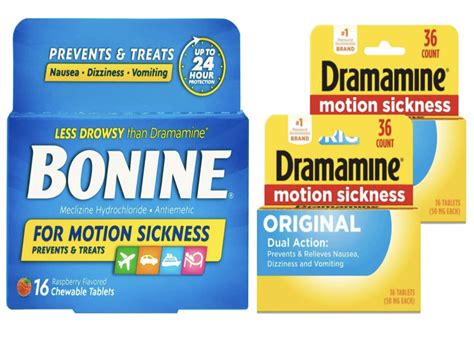 Bonine Vs Dramamine Which Is The Best Motion Sickness Medicine On A