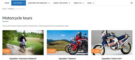 Booking Made Easy Rosetta Moto Tours