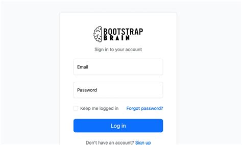 Bootstrap 5 Login Form Template Free Download Bootstrapbrain