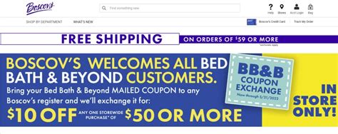 Boscov S Accepting Bed Bath Beyond Coupons