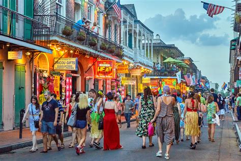 Bourbon Street New Orleans United States World For Travel