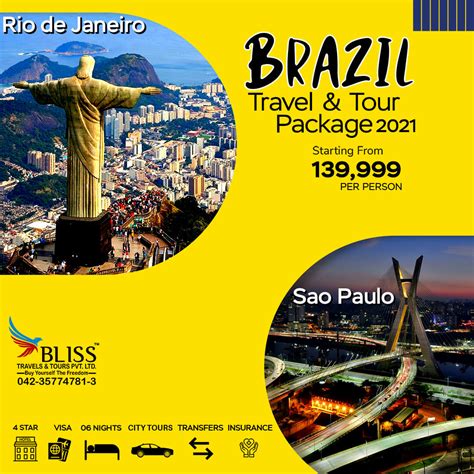 Brazil Travel Tour Package 2021