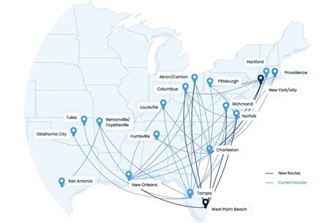 Breeze Airway Destinations