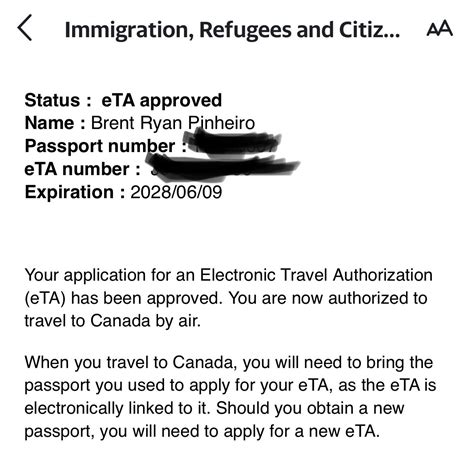 Brent Pinheiro On Twitter Eta For Canada Approved If You Re Out Of