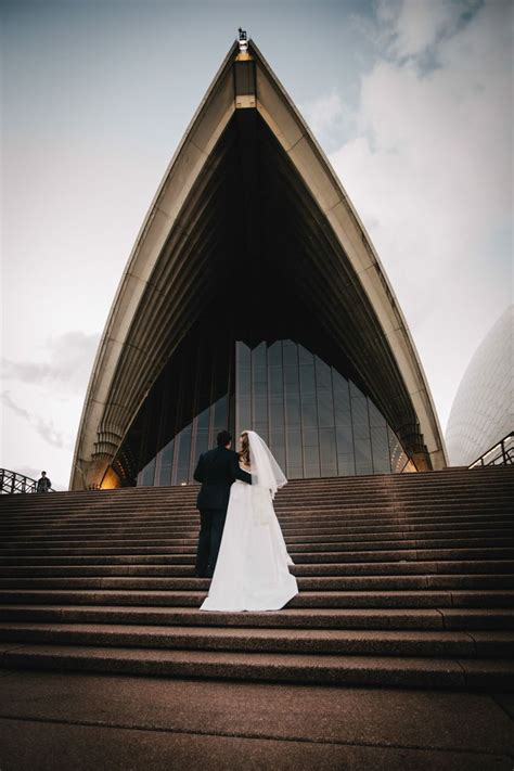 Bride Groom Sydney Opera House Sydney Wedding Sydney Opera House