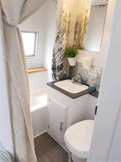 Brilliant 17 Small Rv Bathroom Renovation To Make Your More Cozy For