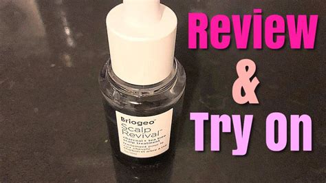 Briogeo Review Amp Try On Briogeo Scalp Revival Charcoal Amp Tea Tree Scalp Treatment Youtube