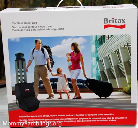 Britax Car Seat Travel Bag Review Mommy Ramblings